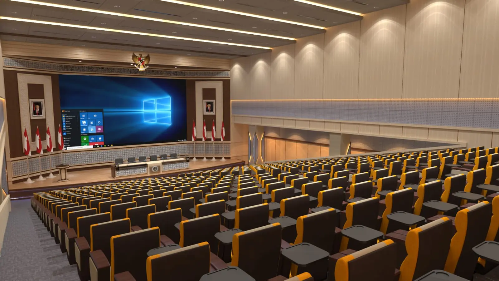 Auditorium Interior Transformation